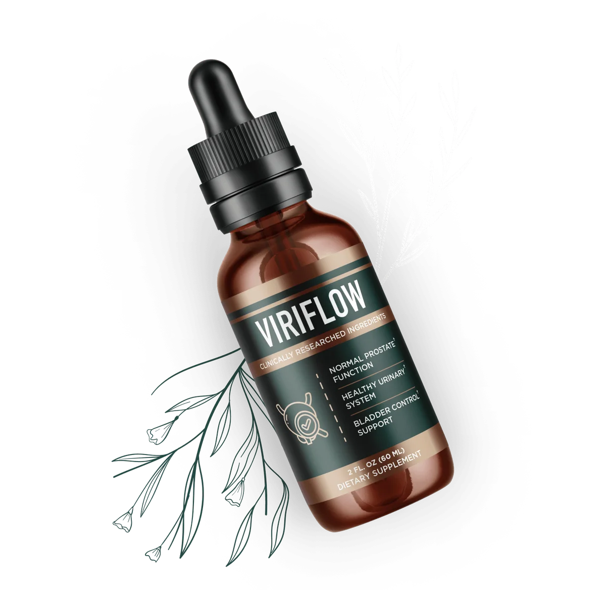 ViriFlow Men's Wellness Support — Front Label